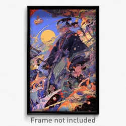 Art Poster - Lovely Abyss (Psychedelic Trippy Weird 11x17 Print)