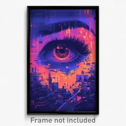 Spanish Movie Poster - Authentic Matrix (Spain Psychedelic Art Retro Film Print)