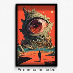 Movie Art Poster - Enormous Ego Death (Psychedelic Retro Weird Film Print)