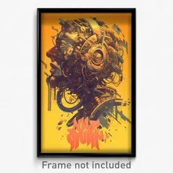 Greek Movie Poster - Nutty Slum (Greece Psychedelic Trippy Art Retro Film Print)