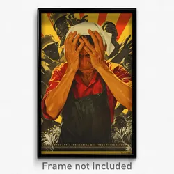Indonesian Movie Poster - Man Feeling Vigilance, Thick Frilled Apron (Art Print)