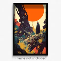 German Movie Poster - Stylish Landscape (Germany Retro Film Art Print)