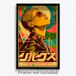 Brazilian Movie Poster - Boy Feeling Relaxed, Zealous Spiked Collar (Art Print)