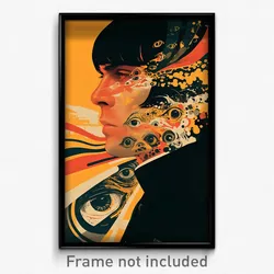 German Movie Poster - Nifty Academy (Germany Psychedelic Art Retro Film Print)