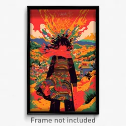 Spanish Movie Poster - Boy Feeling Perplexed, Jagged Apron (Spain Art Print)