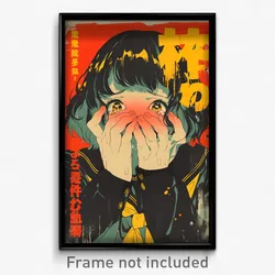Chinese Movie Poster - Girl Feeling Worried, Acclaimed Hooded Jacket (Art Print)