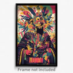 Mexican Movie Poster - Immaculate Fest (Mexico Psychedelic Art Retro Film Print)