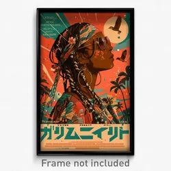 Brazilian Movie Poster - Gracious Marina (Brazil Retro Film Art Print)