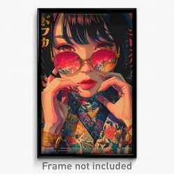 Vietnamese Movie Poster - Girl Feeling Nostalgic, Quaint Midriff Sarashi (Print)