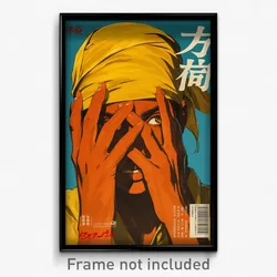 Chinese Movie Poster - Man Feeling Thrilled, Urban Yellow Scrunchie (Art Print)