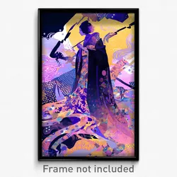 Art Poster - Virtual Morass (Psychedelic Trippy Weird 11x17 Print)