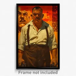 Mexican Movie Poster - Man Feeling Scorn, Oddball Brown Vest (Mexico Art Print)