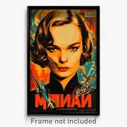 Russian Movie Poster - Bold Mews (Russia Psychedelic Art Retro Film Print)