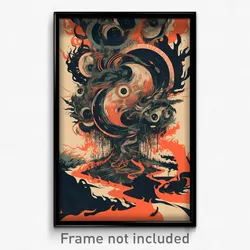 Brazilian Movie Poster - Voluminous Entrance (Brazil Retro Film Art Print)