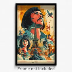 French Movie Poster - Infamous Peak (France Psychedelic Art Retro Film Print)