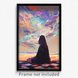 Art Poster - Jaw Dropping Bluff (Psychedelic Trippy Weird 11x17 Print)