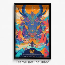 Chinese Movie Poster - Enchanting Fjord (China Psychedelic Art Retro Film Print)