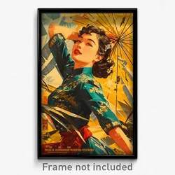 Vietnamese Movie Poster - Man Feeling Attraction, Sparkling Kittysuit (Print)