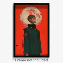 Movie Art Poster - Boy Feeling Isolated, Quizzical Cocktail Dress (Film Print)