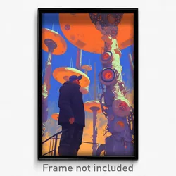 Movie Art Poster - Accurate Lookout (Psychedelic Retro Weird Film Print)