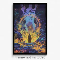 Movie Art Poster - Cold Grotto (Psychedelic Trippy Retro Cartoon Film Print)