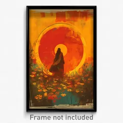 Bollywood Movie Poster - Square Peephole (India Retro Hindi Film Art Print)