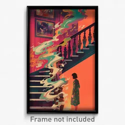 Russian Movie Poster - Cute Home (Russia Psychedelic Art Retro Film Print)