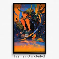 French Movie Poster - Boy Feeling Disheartened, Old Waist Cape (Art Print)