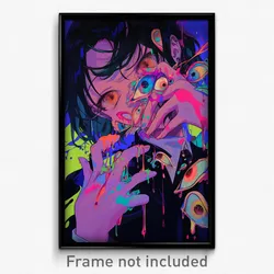 Art Poster - Major Gallery (Psychedelic Trippy Weird 11x17 Cartoon Print)