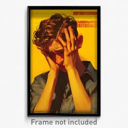 Spanish Movie Poster - Boy Feeling Melancholy, Wild Grey Leota (Spain Art Print)