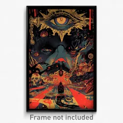 Greek Movie Poster - Complex Spike (Greece Psychedelic Art Retro Film Print)