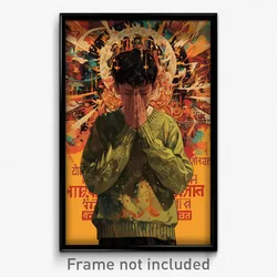 Bollywood Movie Poster - Boy Feeling Cruelty, Wonderful Green Sweater (Print)