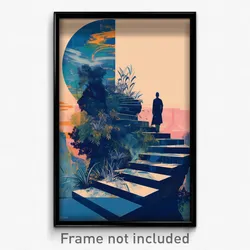 Greek Movie Poster - Modern Reservoir (Greece Psychedelic Art Retro Film Print)