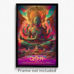 Thai Movie Poster - Smooth Glade (Thailand Psychedelic Art Retro Film Print)