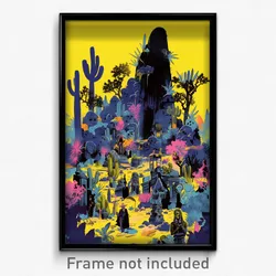 Mexican Movie Poster - Menacing Copse (Mexico Psychedelic Art Retro Film Print)