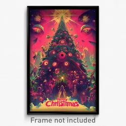 Spanish Movie Poster - Stained Christmas (Spain Retro Film Art Print)