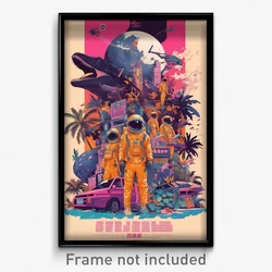 Chinese Movie Poster - Buzzing Settlement (China Retro Film Art Print)
