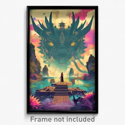 Vietnamese Movie Poster - Monstrous Pagoda (Vietnam Retro Film Art Print)