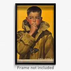 Vietnamese Movie Poster - Boy Feeling Pensiveness, Glass Brown Coat (Art Print)