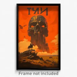 Russian Movie Poster - Tiny Gulf (Russia Psychedelic Art Retro Film Print)