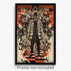 Bollywood Movie Poster - Boy Feeling Scorn, Black And White Striped Jacket