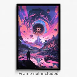 Movie Art Poster - Cold Mews (Psychedelic Trippy Weird Retro Cartoon Film Print)