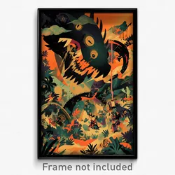 Vietnamese Movie Poster - Haunted Cascade (Vietnam Retro Film Art Print)