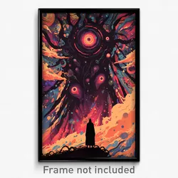 Movie Art Poster - Velvety Ego Death (Psychedelic Retro Weird Film Print)