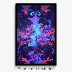 Art Poster - Old Mirror (Psychedelic Trippy Weird 11x17 Print)