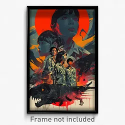 Vietnamese Movie Poster - Dreary Anchorage (Vietnam Retro Film Art Print)