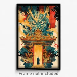Vietnamese Movie Poster - Captivating Monastery (Vietnam Retro Film Art Print)