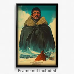 Mexican Movie Poster - Man Feeling Sadness, Modest Fur Cloak (Mexico Art Print)