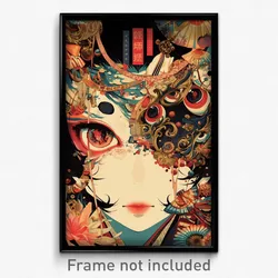 Chinese Movie Poster - Polished Square (China Psychedelic Art Retro Film Print)
