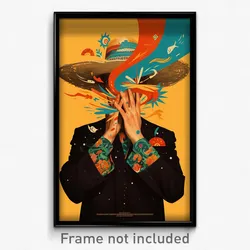 Spanish Movie Poster - Boy Feeling Wrath, Flashy Straw Hat (Spain Art Print)